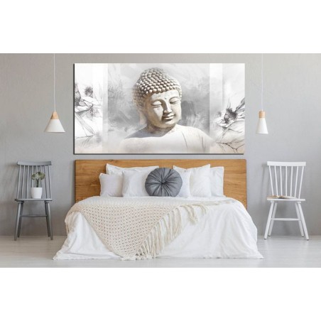 cuadro Buda decorando tu dormitorio